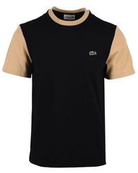 Lacoste - Colourblock T-Shirt/Croissant - Lyst