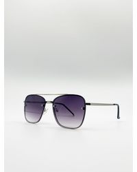 SVNX - Aviator Sunglasses With Metal Frames Metal (Archived) - Lyst