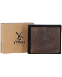 Fenland Sheepskin - Real Leather Classic 8 Card Billfold Wallet - Lyst