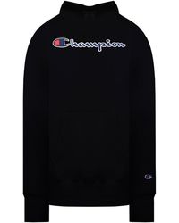 Champion - Schriftzug Logo Herren Hoodie - Lyst