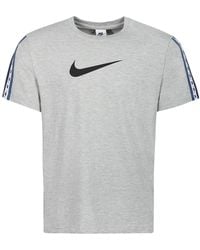 Nike - Repeat Tape Short Sleeve T-Shirt Cotton - Lyst
