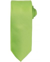 PREMIER - Micro Waffle Formal Work Tie (Lime) - Lyst