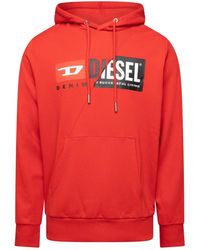DIESEL - Over The Head Hoodie - Lyst