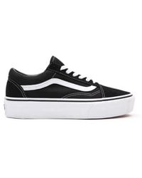 Vans - Platform Old Skool Shoes/ Leather - Lyst