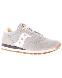 Saucony - Trainers Jazz Original Lace Up Grey White - Lyst