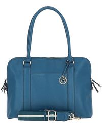 Ashwood Leather - 'Cuore Di Cuoio' 3 Section Large Handbag - Lyst