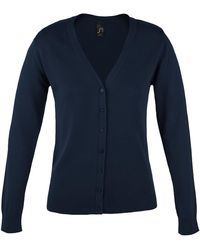 Sol's - Ladies Golden V Neck Cardigan - Lyst