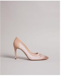 Ted Baker - Ryalay 105Mm Diamante Court Shoe - Lyst