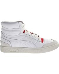 PUMA - X Ralph Sampson Mid Rudolf Dasler Legacy Trainers Leather (Archived) - Lyst