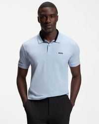 BOSS - Pl_Member Short Sleeve Polo Shirt - Lyst