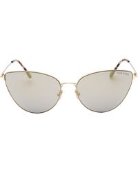 Tom Ford - Ft1005 28B Anais-02 Shiny Sunglasses Metal - Lyst
