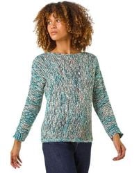Roman - Batwing Tape Yarn Jumper - Lyst