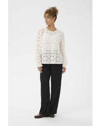 Cream - Blouse Met Lange Mouwen Crlibby Blouse Met Lange Mouwen Straight Fit - Lyst