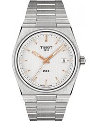 Tissot - Prx Stainless Steel Bracelet Dial Watch - Lyst