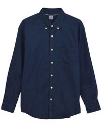 Uniqlo - Chambray Denim Cotton Shirt - Lyst
