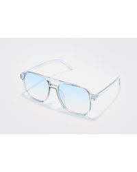 BoohooMAN - Plastic Retro Sunglasses - Lyst