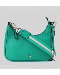 Ashwood Leather - 'Bella Toscana' Real Crossbody Bag With Webbing Strap - Lyst