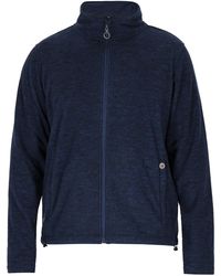 Dreimaster - Fleece Jas Marine Gem - Lyst