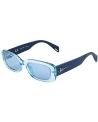Police - Blue Acetate Sunglasses - Lyst
