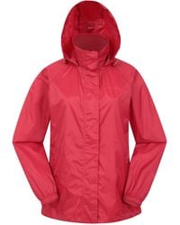 Mountain Warehouse - 'Pakka' Packable Jacket Waterproof Breathable Adjustable Hood Rain Coat Polyamide - Lyst