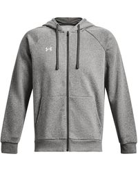 Under Armour - Adult Rival Fleece Full Zip Hoodie (Castle Rock) - Lyst