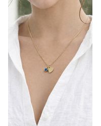 SVNX - Mini Heart & September Birthstone Necklace - Lyst