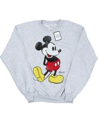 Disney - Mickey Mouse Classic Kick Sweatshirt (Heather) - Lyst