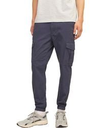 Jack & Jones - Ack & Cuffed Cargo Pants Slim Fit - Lyst