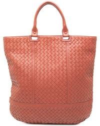 Bottega Veneta - Pre-Owned Nappa Intrecciato Tote - Lyst