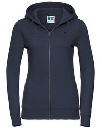 Russell - Ladies Authentic Full Zip Hoodie (French) - Lyst