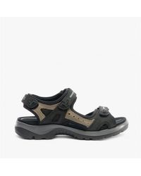 Ecco - Offroad Leather Outdoor Sandals/Mole Nubuck - Lyst