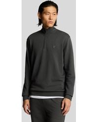 Lyle & Scott - Sweatshirt Aus Superfeiner Baumwolle Mit 1/4-Reißverschluss – - Lyst