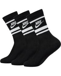 Nike - Dx5089 Crew Socks 3 Pack Everyday Sportswear Essential Soft Golf - Lyst