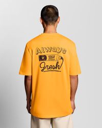 Lyle & Scott - Back Print Graphic T-Shirt - Lyst