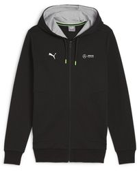 PUMA - Mercedes-Amg Petronas Motorsport Hooded Sweat Jacket - Lyst