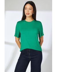 PRINCIPLES - Soft Touch Jersey T-Shirt Cotton - Lyst