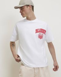 River Island - T-Shirt Oversized Fit Palais Dept Cotton - Lyst