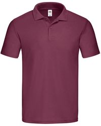 Fruit Of The Loom - Original Pique Polo Shirt Cotton - Lyst