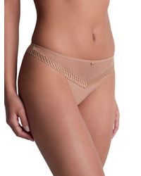 Aubade - Sheer Emotion Tanga - Lyst