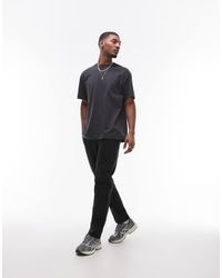 TOPMAN - Straight Chino Trousers - Lyst