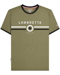 Lambretta - Target Ringer T-Shirt Cotton - Lyst