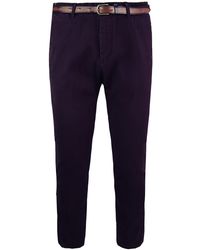 Scotch & Soda - Regular Dark Chinos Cotton - Lyst