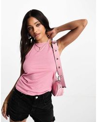 Vero Moda - High Neck Cross Back Racer Vest - Lyst