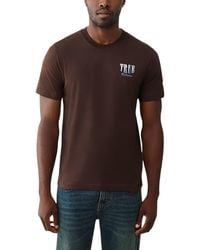 TRUE RELIGION - 700655 T Shirts Crew Neck Short Sleeve Summer Soft Cotton Tee - Lyst