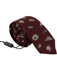 Dolce & Gabbana - Hoed Patroon 100% Zijden Stropdas - Lyst