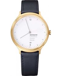 Mondaine - Mh1-L2211-Lb Helvetica Light Watch - Lyst