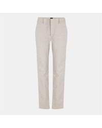 BOSS - Kaito3 Solid Patterned Straight Chinos - Lyst