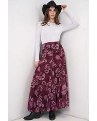 Bigdart - High Waist Paisley Maxi Skirt - Lyst
