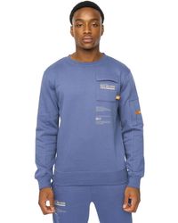 Duck and Cover - Applewood Sweatshirt (Denim) - Lyst