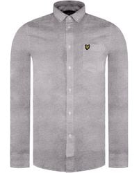 Lyle & Scott - Long Sleeve Regular Fit Light Weight Oxford Shirt Lw1302Vtr Z835 - Lyst